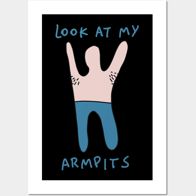 Armpit Hair - No Shave (Feminist) Drawing Wall Art by isstgeschichte